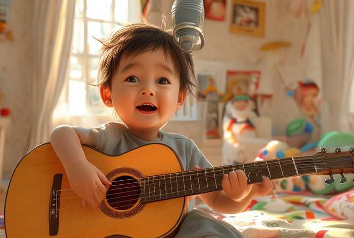 儿童吉他弹唱光阴的故事 - 小孩用吉他弹唱光阴的故事 儿童吉他弹唱光阴的故事 - 小孩用吉他弹唱光阴的故事