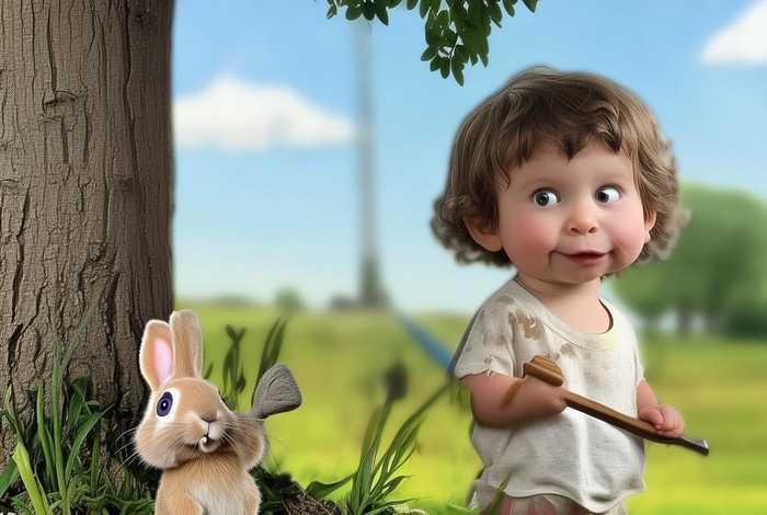 儿童故事寓言故事守株待兔 - 守株待兔秒懂少儿 秒懂少儿寓言故事