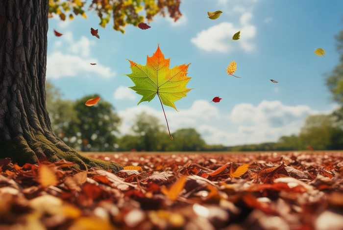 儿童故事一片叶子落下来，绘本故事一片叶子落下来