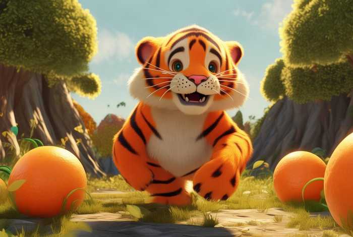 儿童故事橘子老虎完整版；橘子老虎的故事完整版