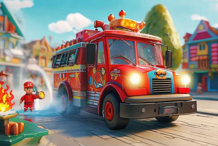 儿童故事消防车救火 消防车救火的故事幼儿故事 儿童故事消防车救火 消防车救火的故事幼儿故事