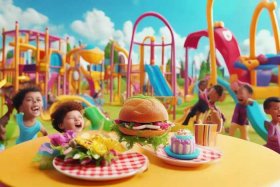 儿童开心乐园视频；开心乐园儿童餐