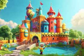 儿童版城堡；儿童版城堡怎么画