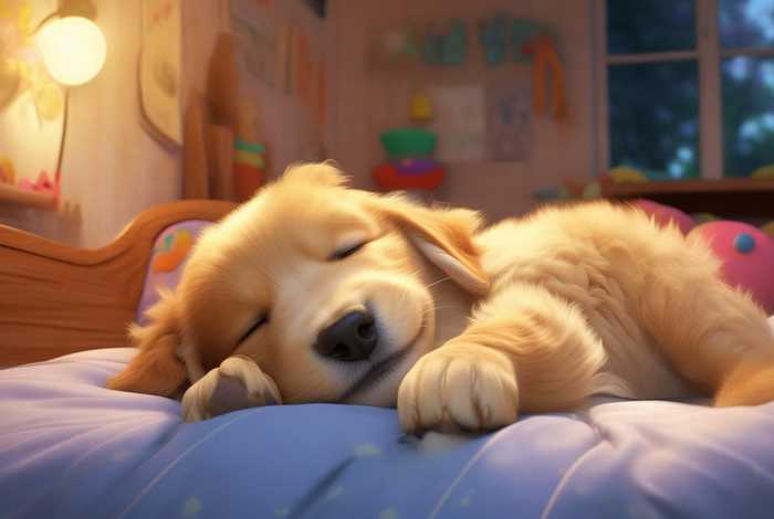 儿童故事小狗睡觉，小狗睡觉的故事