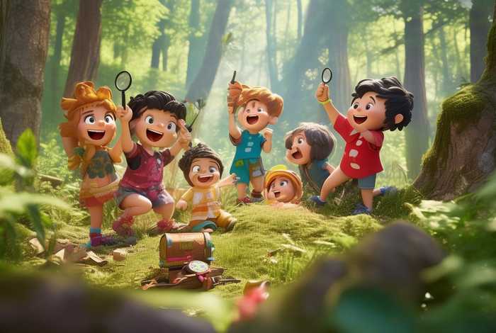 儿童故事户外寻宝 - 儿童户外寻宝游戏 儿童故事户外寻宝 - 儿童户外寻宝游戏