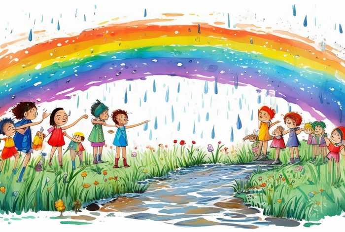 儿童故事彩虹怎样形成的，彩虹是怎么形成的小故事