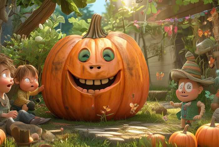 儿童南瓜的故事 - 南瓜有趣的故事