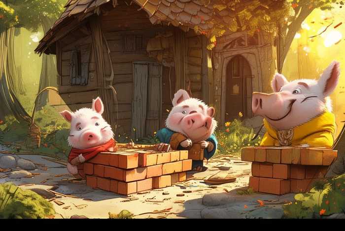 儿童故事书三只小猪有声书（三只小猪的故事有声）