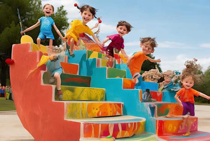 儿童爬楼联盟故事 儿童爬楼梯简笔画 儿童爬楼联盟故事 儿童爬楼梯简笔画