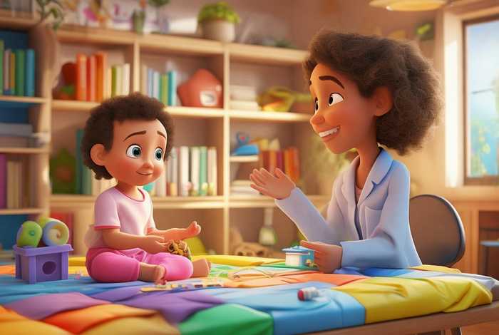 儿童讲医生的故事，讲故事的儿科医生