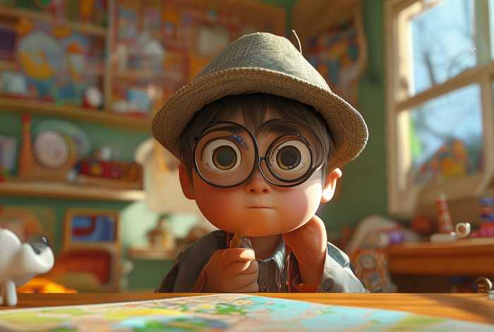 儿童故事神探小波、神探爱小波的故事