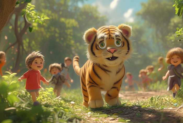 儿童老虎故事完整版、老虎幼儿故事