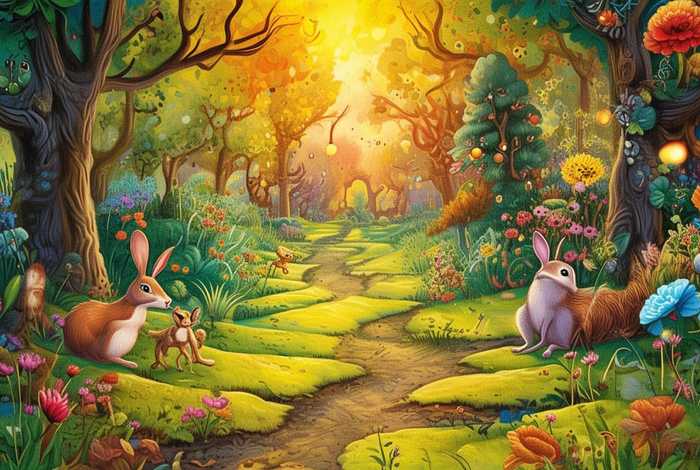 儿童故事背景图片横屏、幼儿故事背景图片大全