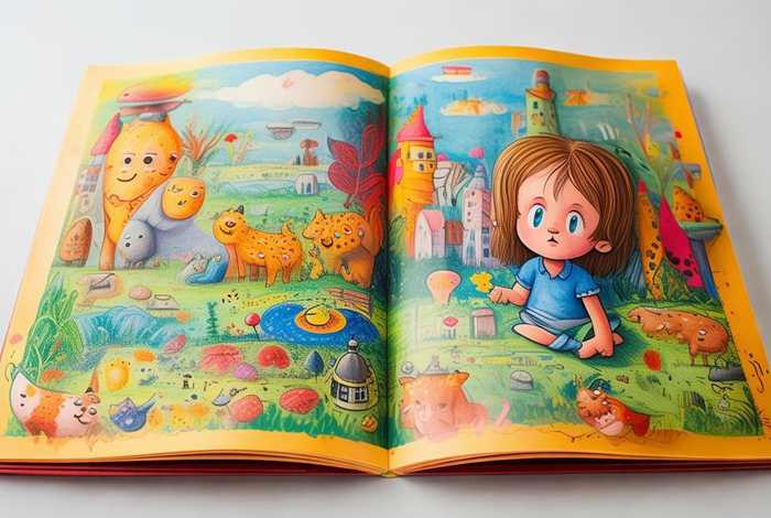 儿童手绘画故事书 - 手绘故事书简笔画