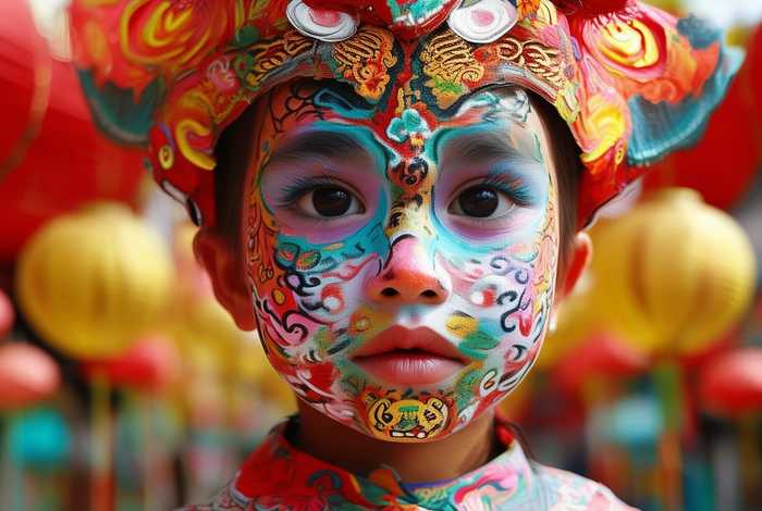 儿童脸谱作品 - 儿童脸谱作品简介