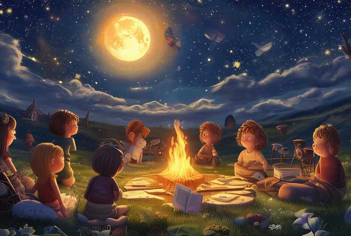 儿童故事太阳和月亮全集 幼儿睡前故事太阳和月亮