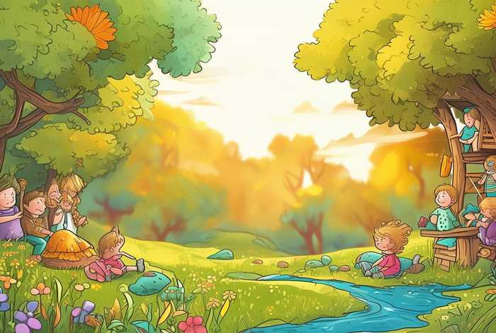 儿童故事背景视频素材无水印；幼儿故事背景视频