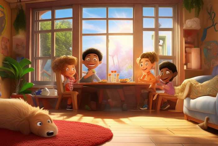 儿童画我家最美故事（我家最美故事绘画）