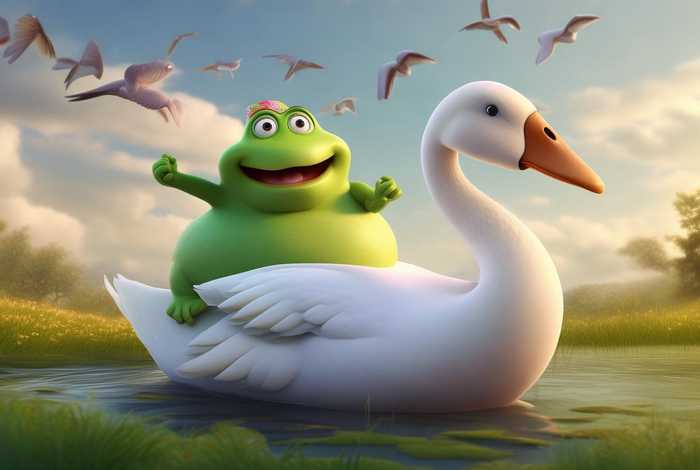 儿童故事青蛙大雁 - 儿童故事青蛙与大雁