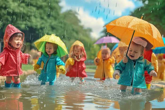 儿童故事下雨；下雨了幼儿故事