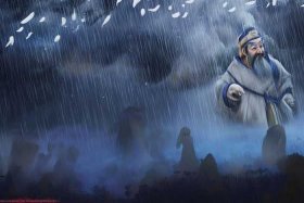 仓颉造字而天雨粟鬼夜哭（仓颉造字而天雨粟,鬼夜哭）