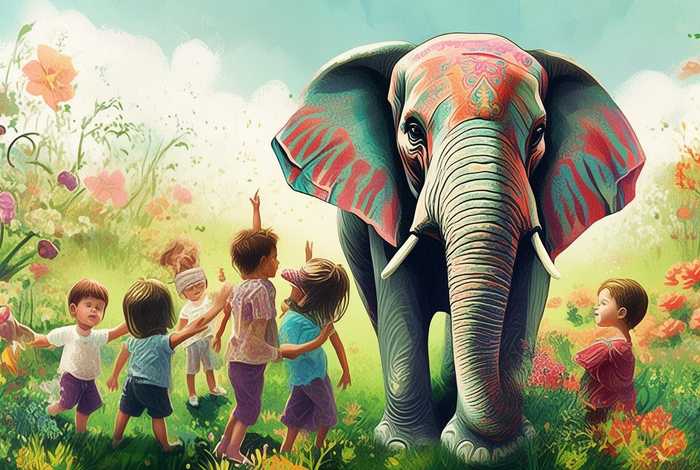 儿童故事盲人摸象 幼儿盲人摸象故事视频