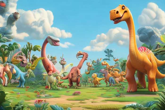 儿童恐龙故事动画片全集（恐龙故事恐龙动画片）