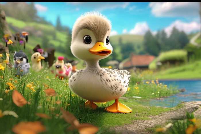 儿童丑小鸭的故事完整版；幼儿故事丑小鸭 丑小鸭的故事视频