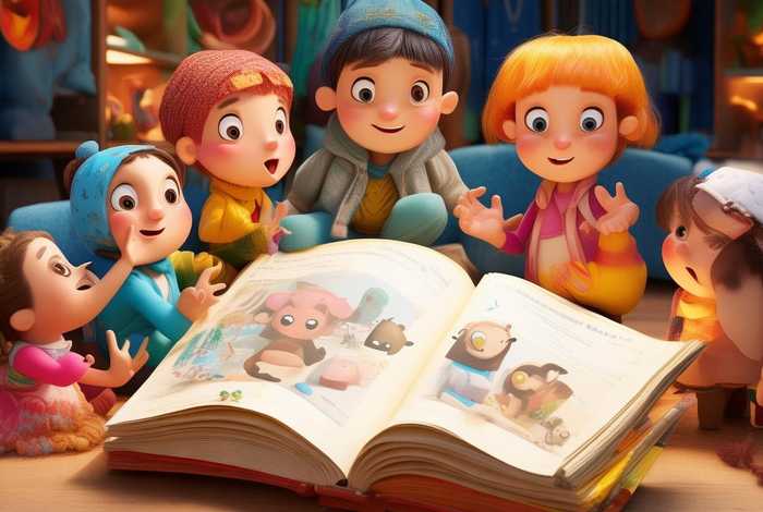 儿童故事分角色阅读绘本 - 分角色的绘本故事幼儿