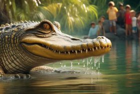 《鳄鱼的眼泪》儿童故事、鳄鱼的眼泪 寓言故事