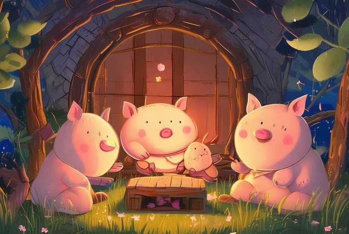 儿童睡前故事0-3岁三只小猪 - 少儿睡前故事365三只小猪