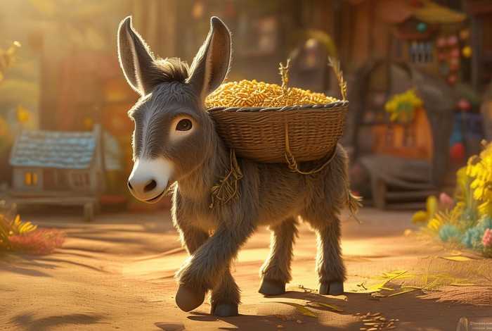 儿童睡前故事小毛驴卖米，故事大全 睡前故事小毛驴