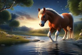 儿童小故事大全4-6岁小马过河 - 宝宝睡前故事4~6岁小马过河