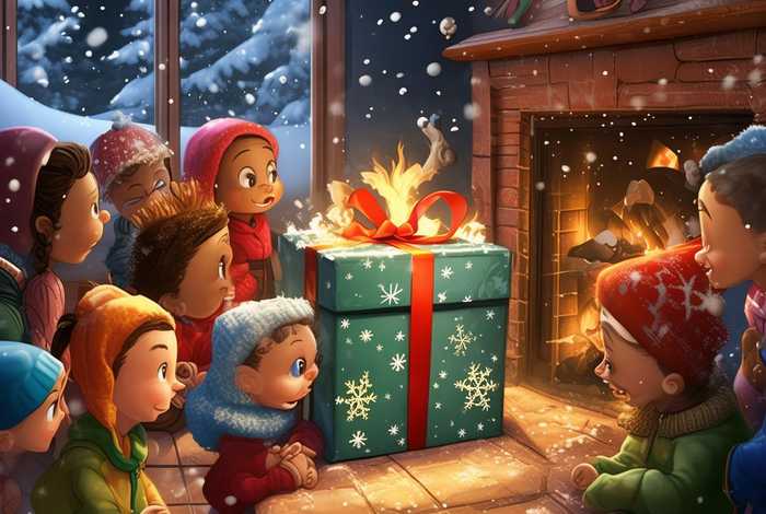 儿童故事冬天的礼物、冬天的礼物幼儿园故事视频