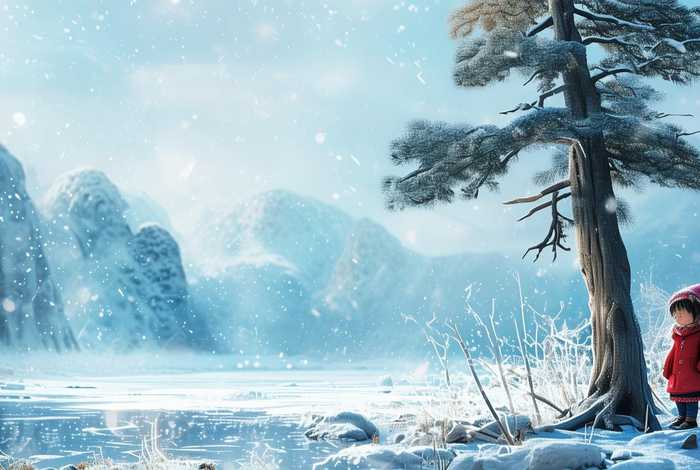 儿童古诗江雪动画教学视频；古诗江雪视频动画版