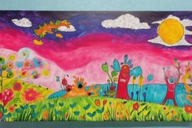 儿童创意绘画作品图片；儿童创意绘画作品图片三年级