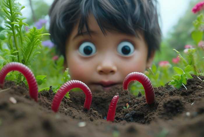 儿童故事蚯蚓为什么钻到土里（蚯蚓为什么钻到土里的故事）