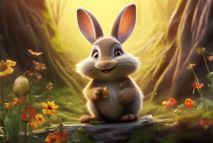 儿童故事聪明的长耳朵兔（聪明的长耳朵兔故事简介）