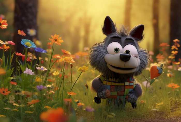 儿童故事傻乎乎的大灰狼（傻乎乎的大野狼幼儿故事听）