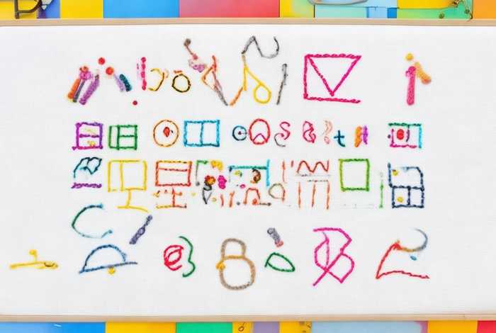 儿童刺绣简单图案；儿童刺绣简单图案图片