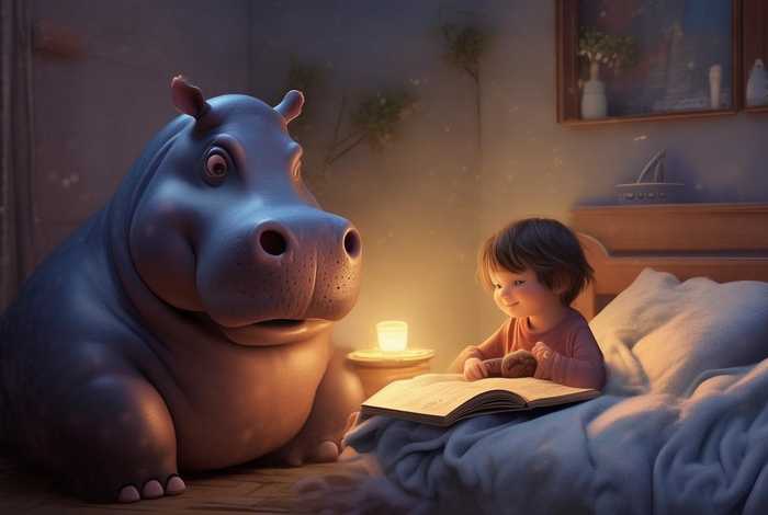 儿童睡前故事大河马 大河马故事睡前故事