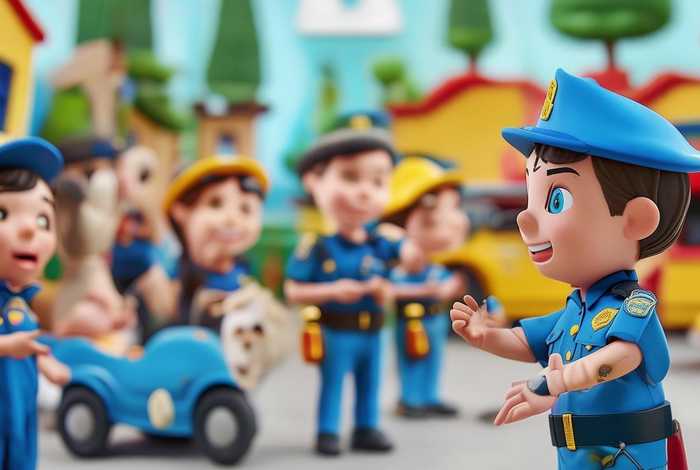 儿童警察故事3-6岁完整版 警察故事幼儿版
