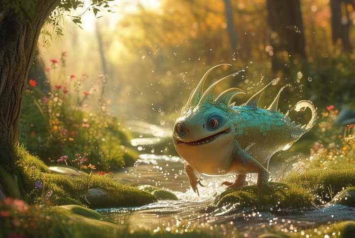 儿童文学童话故事小河妖（小河的故事视频）