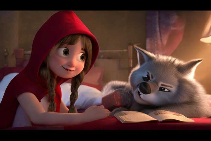 儿童故事小红帽、小红帽大灰狼的故事 睡前故事 儿童故事小红帽、小红帽大灰狼的故事 睡前故事