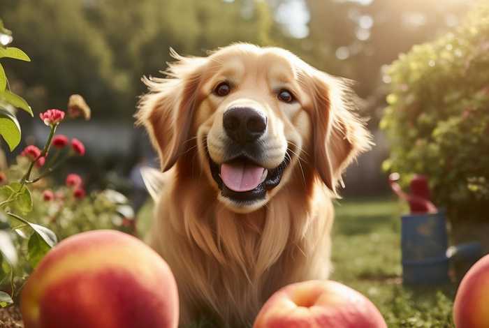 儿童故事狗吃桃子；狗狗偷吃桃子