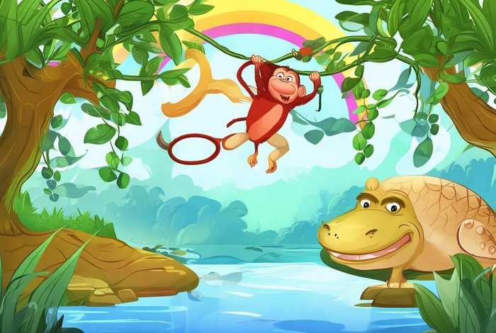儿童故事鳄鱼和猴子（幼儿故事鳄鱼和猴子）