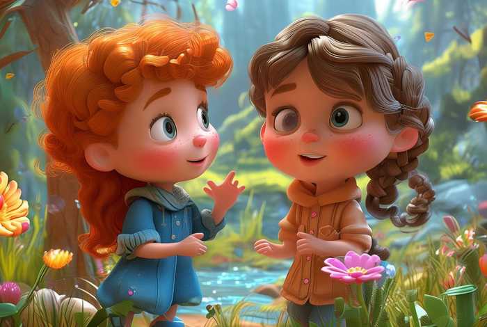 2个角色的儿童故事、两个角色对话的幼儿故事