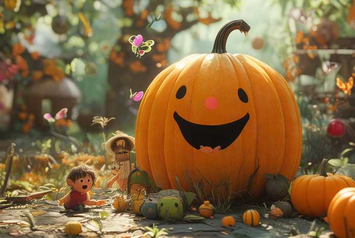 儿童南瓜的故事 - 南瓜有趣的故事