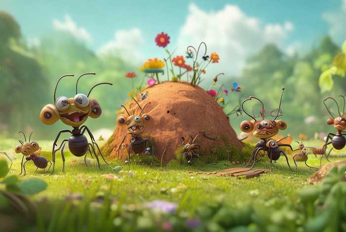 儿童故事绘本故事3-6岁蚂蚁 - 幼儿绘本蚂蚁的故事