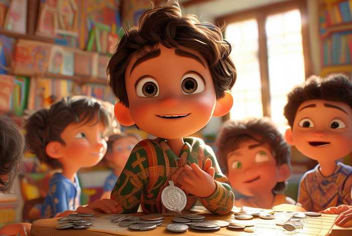 儿童故事六个银圆（六块银元的故事读后感）